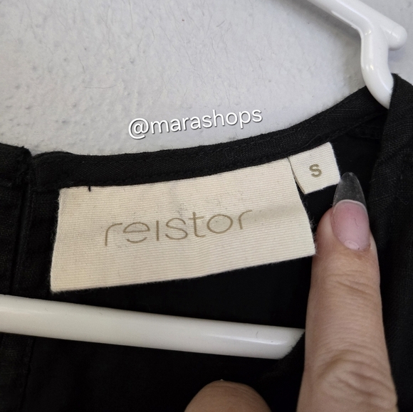 Reistor The Hemp Noir Dress Black - Picture 5 of 8